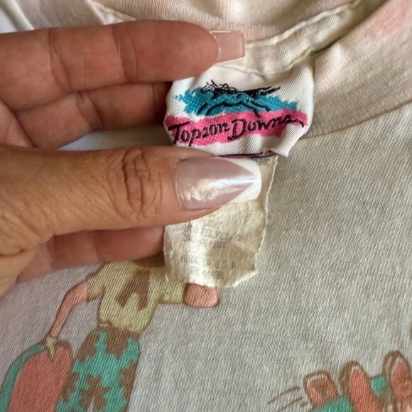 Topon-Downs Surf Patrol Crop Top Graphic Tee - Picture 3 of 4